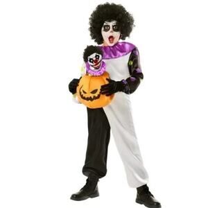 New Morph costume Dress up Tricks Or Treat Clown Halloween spooky Kid Size Large